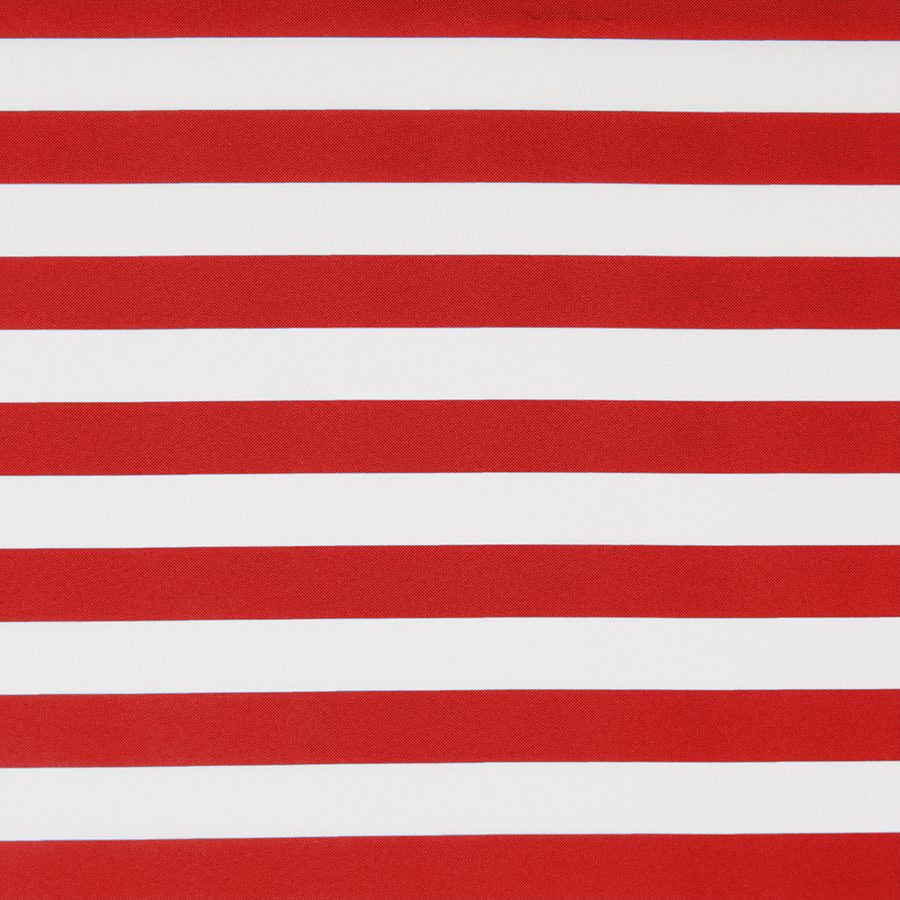 Specialty Stripe Red and White tablecloth